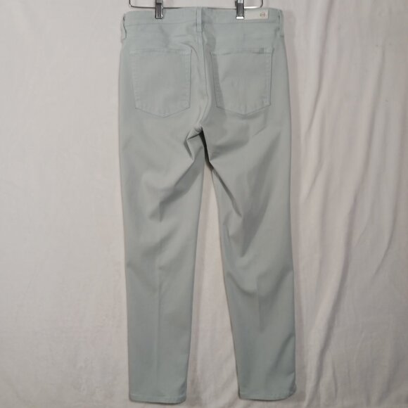AG, Prima Crop Cigarette Leg, Mint Jeans, Size 28R, Mid Rise, Slim Fit - Picture 6 of 15